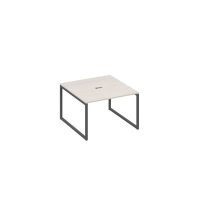 А4 А4 131 ДШ (Дуб шамони/Антрацит) Стол 120 на металлокаркасе QUATTRO переговорный