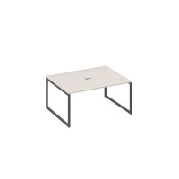 А4 А4 133 ДШ (Дуб шамони/Антрацит) Стол 160 на опорах QUATTRO для переговоров