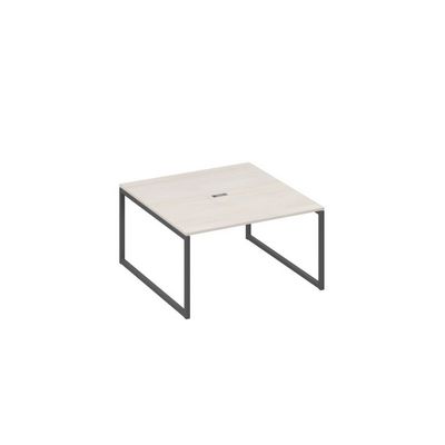 А4 А4 135 ДШ (Дуб шамони/Антрацит) Переговорный стол 140 на металлокаркасе QUATTRO