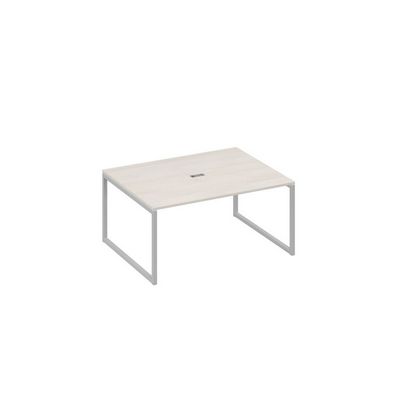 А4 С4 133 ДШ (Дуб шамони/Серый) Стол 160 на опорах QUATTRO для переговоров