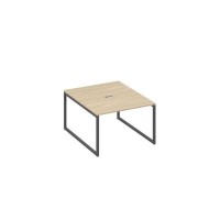 А4 А4 134 ДК (Дуб скандинавский/Антрацит) Стол 120 переговорный с металлокаркасом QUATTRO