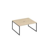 А4 А4 136 ДК (Дуб скандинавский/Антрацит) Стол переговорный 160 на каркасе QUATTRO