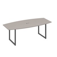 А4 А4 114 МП (Мокко премиум/Антрацит) Переговорный стол 220 на каркасе QUATTRO