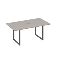 А4 А4 122 МП (Мокко премиум/Антрацит) Стол 180 с опорами QUATTRO переговорный