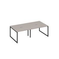 А4 А4 131-2 МП (Мокко премиум/Антрацит) Стол 240 с каркасом QUATTRO переговорный
