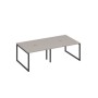 А4 А4 131-2 МП (Мокко премиум/Антрацит) Стол 240 с каркасом QUATTRO переговорный