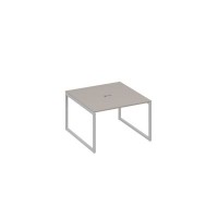 А4 С4 131 МП (Мокко премиум/Серый) Стол 120 на металлокаркасе QUATTRO переговорный