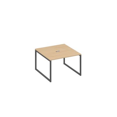 А4 А4 131 НД (Натуральный дуб/Антрацит) Стол 120 на металлокаркасе QUATTRO переговорный