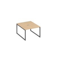 А4 А4 134 НД (Натуральный дуб/Антрацит) Стол 120 переговорный с металлокаркасом QUATTRO