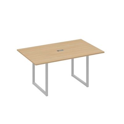 А4 С4 121 НД (Натуральный дуб/Серый) Стол 160 каркас QUATTRO для переговоров