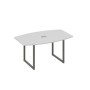А4 А4 111 СЕ (Серый/Антрацит) Стол 160 для переговоров на каркасе QUATTRO