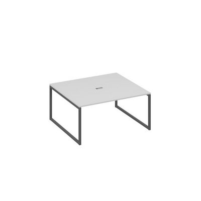 А4 А4 136 СЕ (Серый/Антрацит) Стол переговорный 160 на каркасе QUATTRO