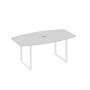 А4 Б4 112 СЕ (Серый/Белый) Стол для переговоров 180 на каркасе QUATTRO