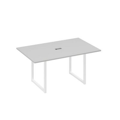 А4 Б4 121 СЕ (Серый/Белый) Стол 160 каркас QUATTRO для переговоров