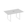 А4 Б4 121 СЕ (Серый/Белый) Стол 160 каркас QUATTRO для переговоров
