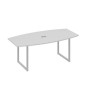 А4 С4 113 СЕ (Серый/Серый) Стол переговорный 200 с металлокаркасом QUATTRO