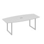 А4 С4 114 СЕ (Серый/Серый) Переговорный стол 220 на каркасе QUATTRO