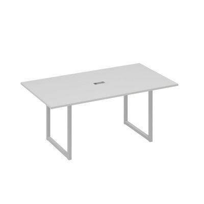 А4 С4 122 СЕ (Серый/Серый) Стол 180 с опорами QUATTRO переговорный