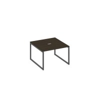 А4 А4 131 ВТ (Венге темный/Антрацит) Стол 120 на металлокаркасе QUATTRO переговорный