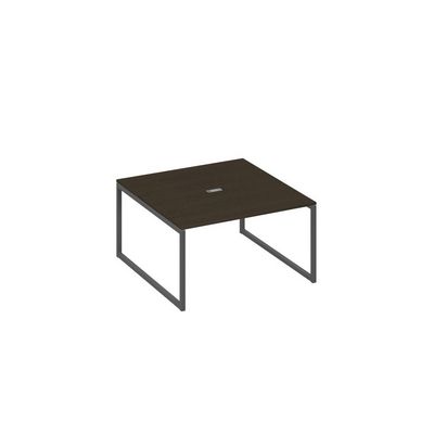 А4 А4 135 ВТ (Венге темный/Антрацит) Переговорный стол 140 на металлокаркасе QUATTRO