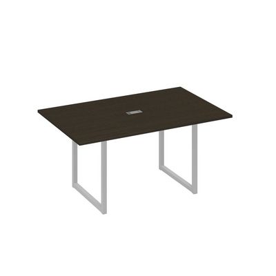 А4 С4 121 ВТ (Венге темный/Серый) Стол 160 каркас QUATTRO для переговоров