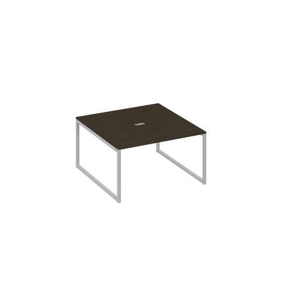 А4 С4 135 ВТ (Венге темный/Серый) Переговорный стол 140 на металлокаркасе QUATTRO