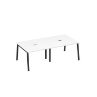 А4 А3 131-2 БП (Белый премиум/Антрацит) Стол 240 для переговоров металлокаркас TRE