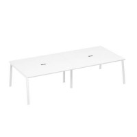 А4 Б3 136-2 БП (Белый премиум/Белый) Стол 320 для переговоров ножки TRE