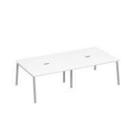 А4 С3 135-2 БП (Белый премиум/Серый) Стол 280 с опорами TRE для переговоров