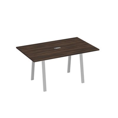 А4 С3 121 ДР (Дуб ристретто/Серый) Стол 160 в переговорную металлокаркас TRE