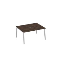 А4 С3 133 ДР (Дуб ристретто/Серый) Стол 160 на металлокаркасе TRE для переговорной