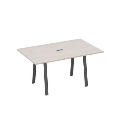 А4 А3 121 ДШ (Дуб шамони/Антрацит) Стол 160 в переговорную металлокаркас TRE