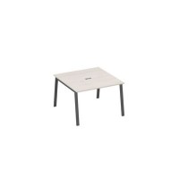 А4 А3 131 ДШ (Дуб шамони/Антрацит) Стол 120 в переговорную металлокаркас TRE