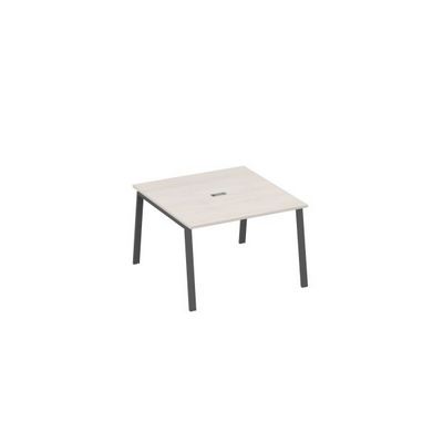 А4 А3 131 ДШ (Дуб шамони/Антрацит) Стол 120 в переговорную металлокаркас TRE