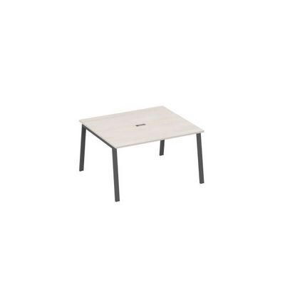 А4 А3 132 ДШ (Дуб шамони/Антрацит) Стол 140 металлокаркас TRE в переговорную