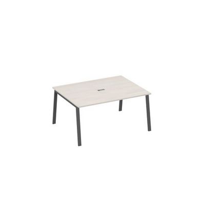 А4 А3 133 ДШ (Дуб шамони/Антрацит) Стол 160 на металлокаркасе TRE для переговорной