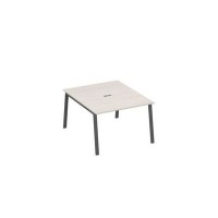 А4 А3 134 ДШ (Дуб шамони/Антрацит) Стол 120 металлокаркас TRE для переговорной