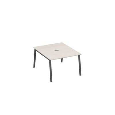 А4 А3 134 ДШ (Дуб шамони/Антрацит) Стол 120 металлокаркас TRE для переговорной