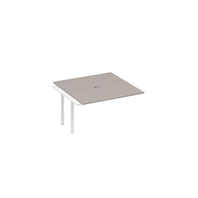 А4 Б3 135-1 МП (Мокко премиум/Белый) Секция стола для переговоров на металлокаркасе TRE
