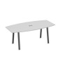 А4 А3 113 СЕ (Серый/Антрацит) Стол для переговоров 200 на каркасе TRE