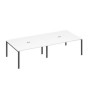А4 А1 136-2 БП (Белый премиум/Антрацит) Стол 320 опоры UNO в переговорную