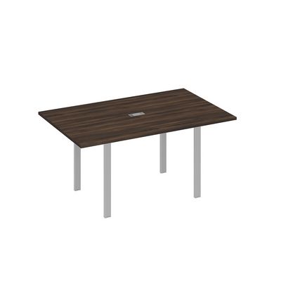А4 С1 121 ДР (Дуб ристретто/Серый) Стол 160 на металлокаркасе UNO переговорный