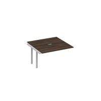 А4 С1 135-1 ДР (Дуб ристретто/Серый) Секция стола для переговоров каркас UNO