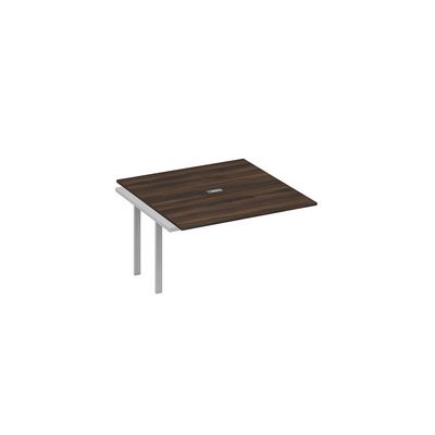 А4 С1 135-1 ДР (Дуб ристретто/Серый) Секция стола для переговоров каркас UNO
