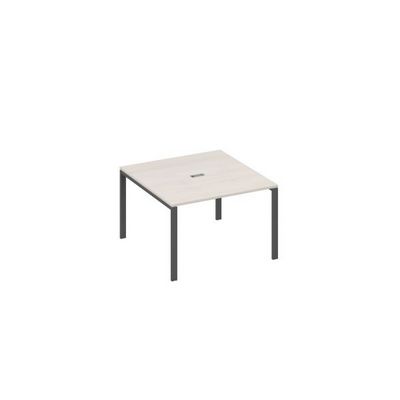 А4 А1 131 ДШ (Дуб шамони/Антрацит) Стол 120 на металлокаркасе UNO в переговорную