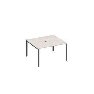 А4 А1 132 ДШ (Дуб шамони/Антрацит) Стол 140 переговорный с металлокаркасом UNO