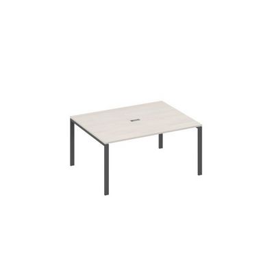 А4 А1 133 ДШ (Дуб шамони/Антрацит) Стол 160 на опорах UNO для переговоров