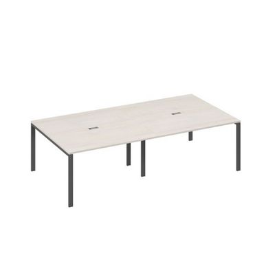 А4 А1 135-2 ДШ (Дуб шамони/Антрацит) Стол переговорный 280 на каркасе UNO