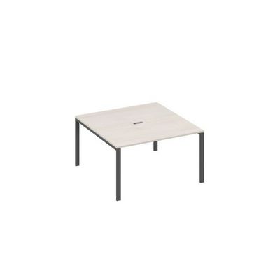 А4 А1 135 ДШ (Дуб шамони/Антрацит) Стол 140 для переговоров каркас UNO