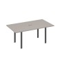 А4 А1 122 МП (Мокко премиум/Антрацит) Стол 180 на металлокаркасе UNO для переговоров